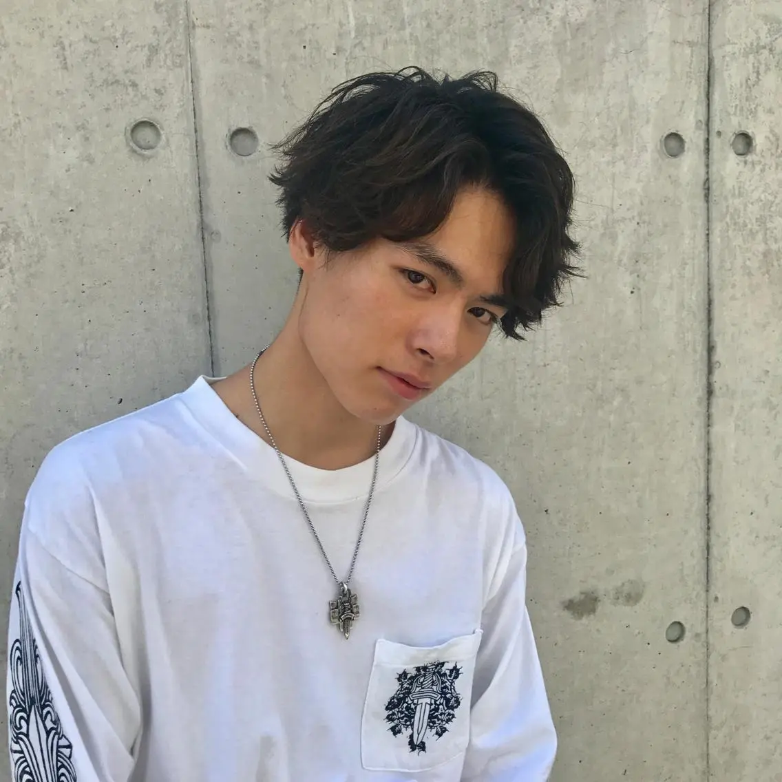 ショート メンズ メンズパーマ 住本 大明のヘアスタイル