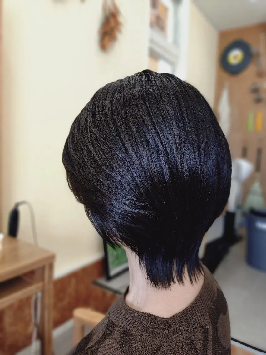 ショート ショートレイヤー レイヤーカット ショートヘア カット ヘアカラー トリートメント ヘッドスパ 公式⭐️美容院・ 小林⭐️オーナーのヘアスタイル