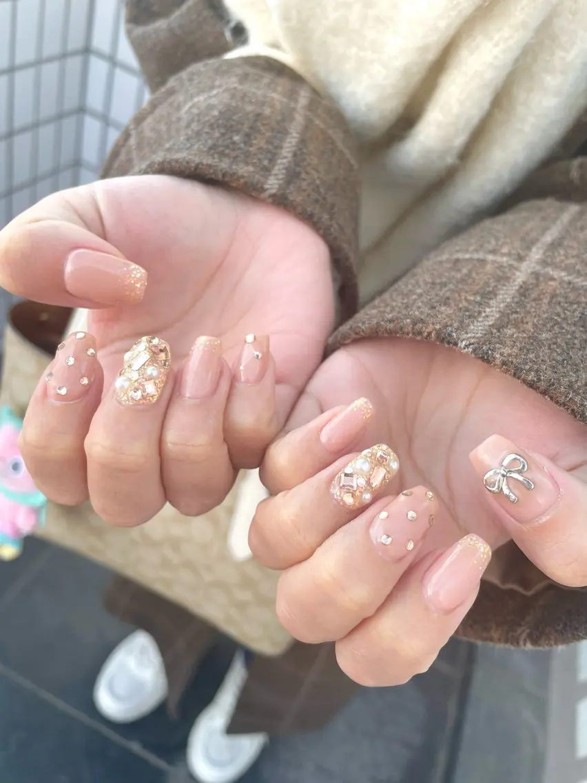 ネイル ハンドネイル Nail ヌシん家 AKANEのネイルデザイン