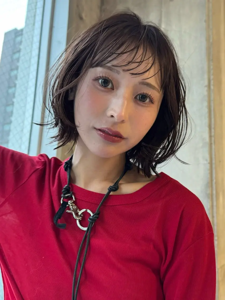 ショート カット ヘアカラー トリートメント 🩵縮毛矯正・ボブ 岩原朋也🩵のヘアスタイル