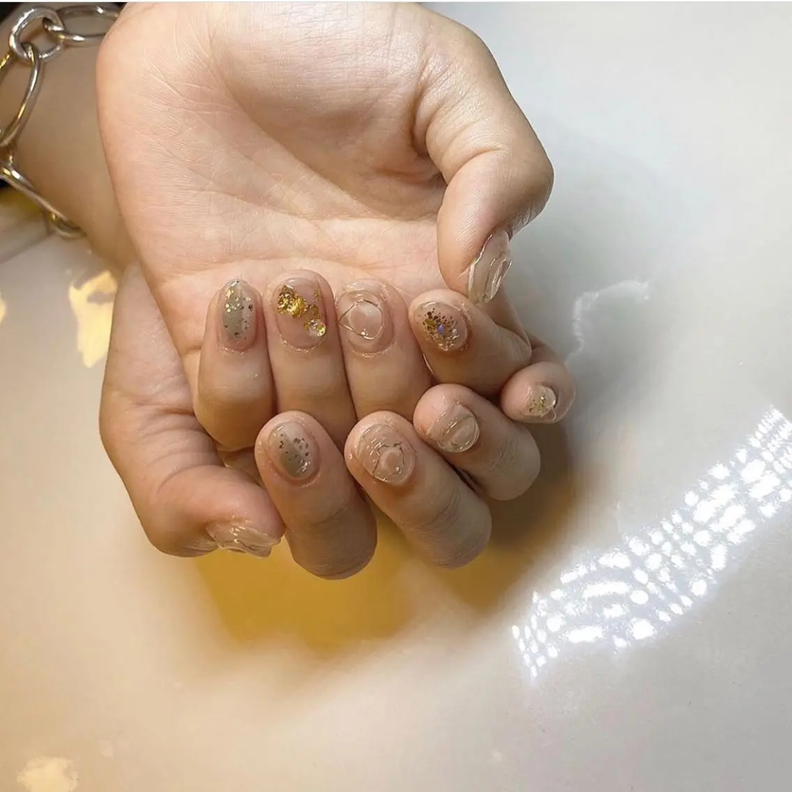 ネイル ニュアンスネイル nail salon granveilのネイルデザイン