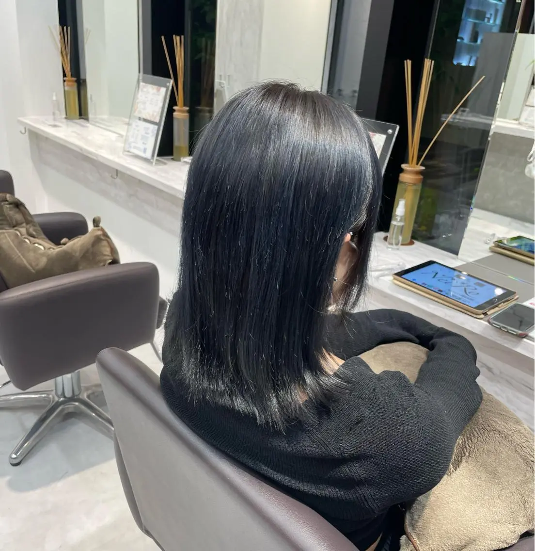 ミディアム カラー 伊藤 神威のヘアスタイル