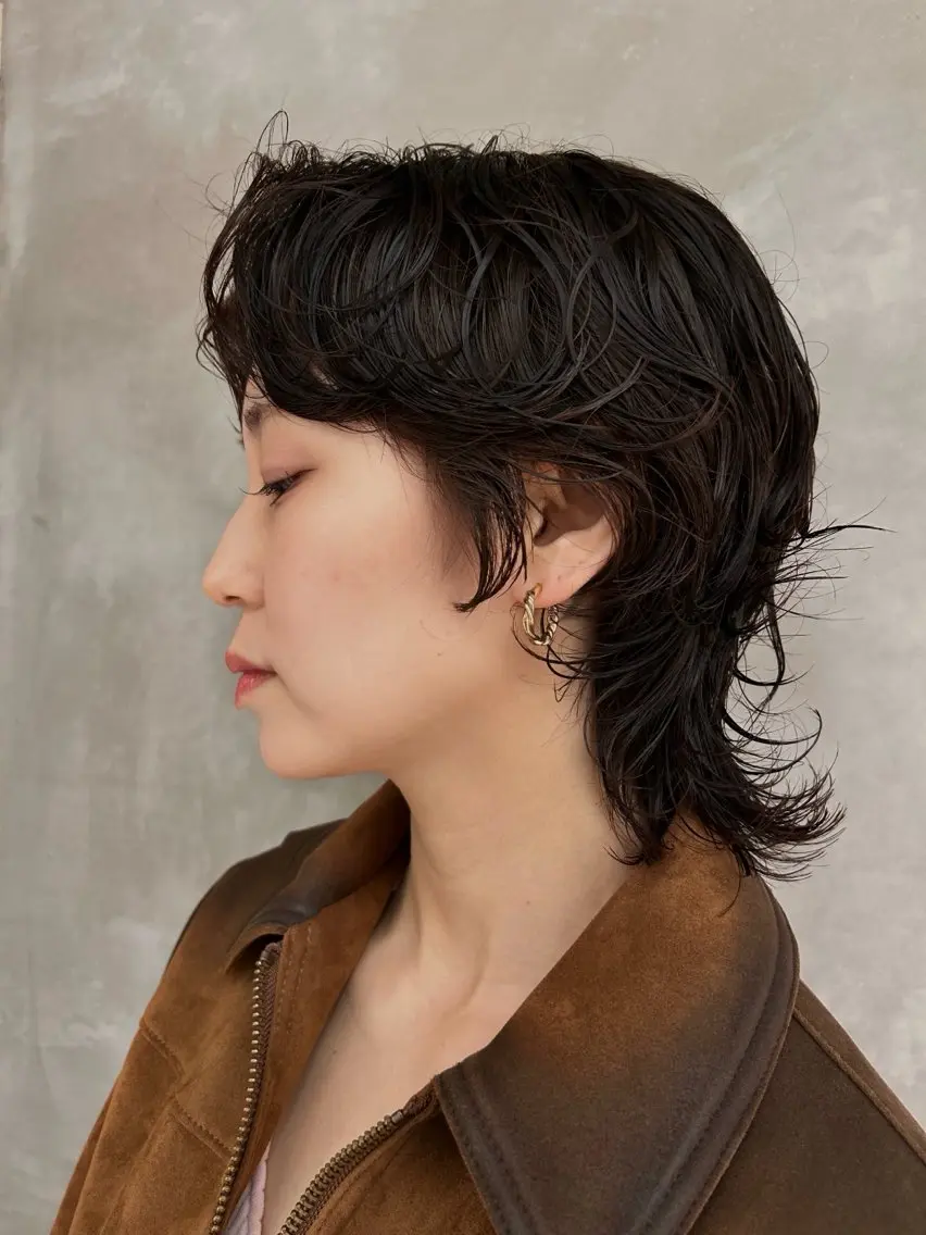 ショート パーマ デザインパーマ/ カット/nanaのヘアスタイル