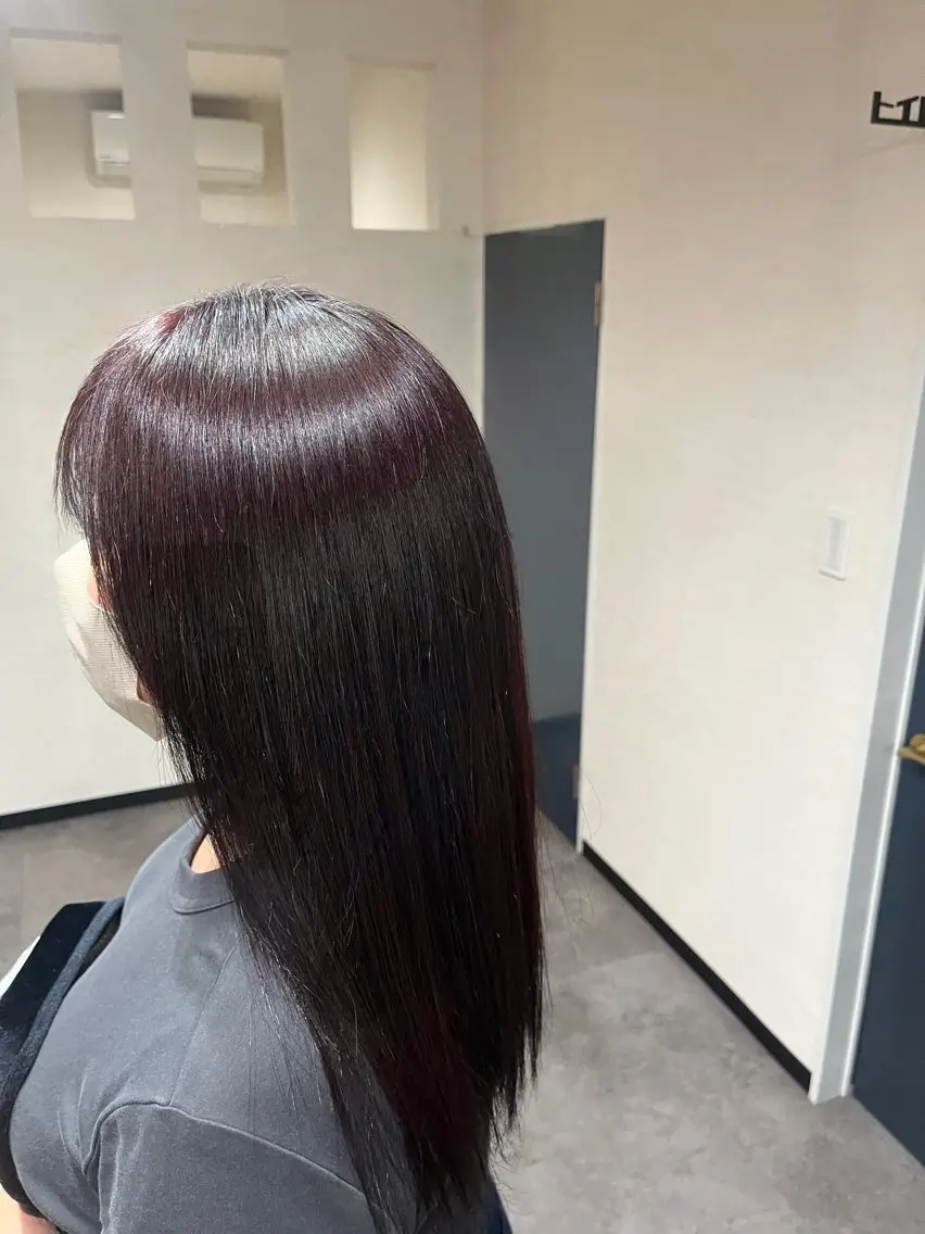 ミディアム カラー 鳥居 叶夢のヘアスタイル