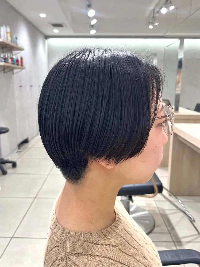 ショート ハンサムショート ショートヘア カット トリートメント 巖本 真希のヘアスタイル