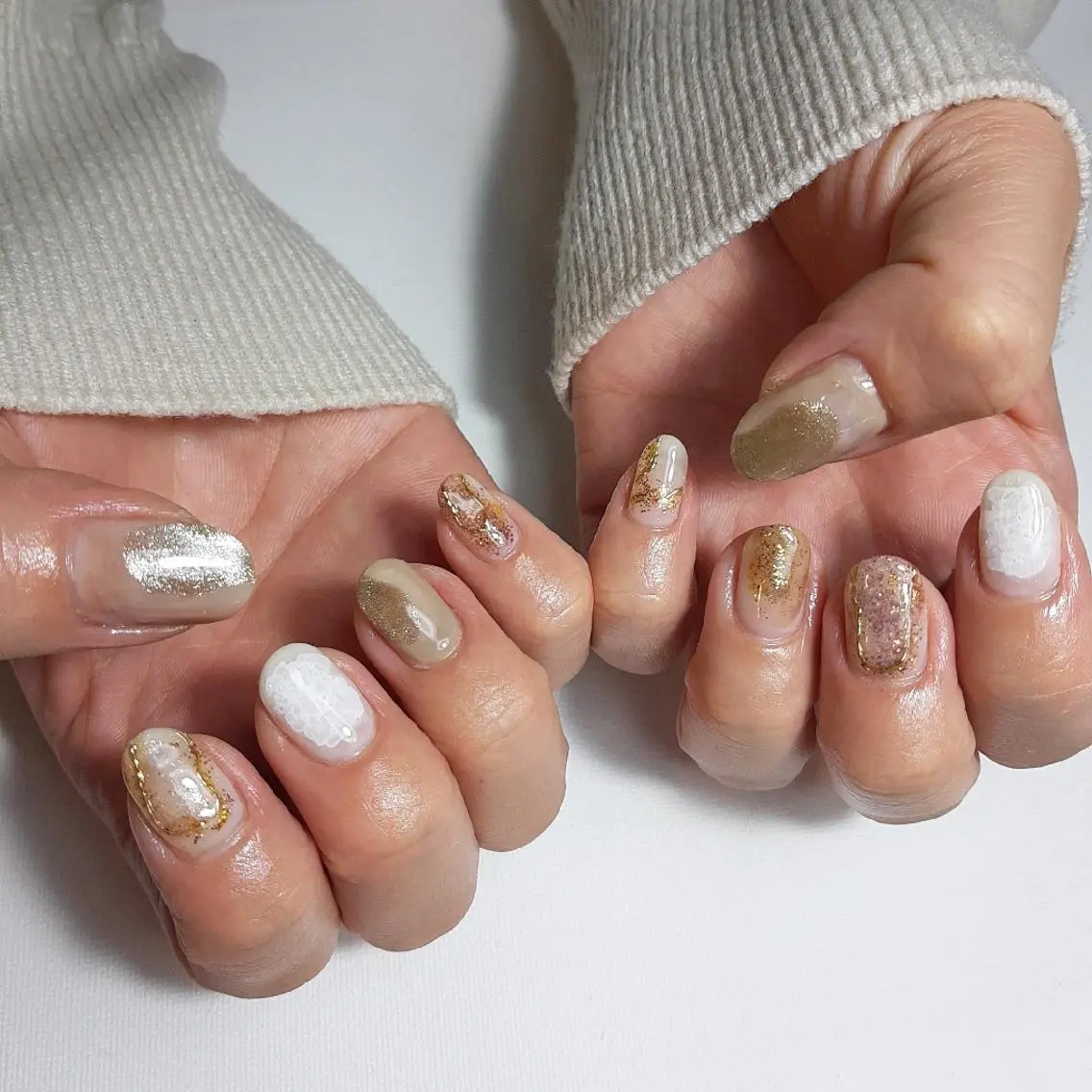 ネイル マグネットネイル ニュアンスネイル owlnail /持込みデザイン専門のネイルデザイン
