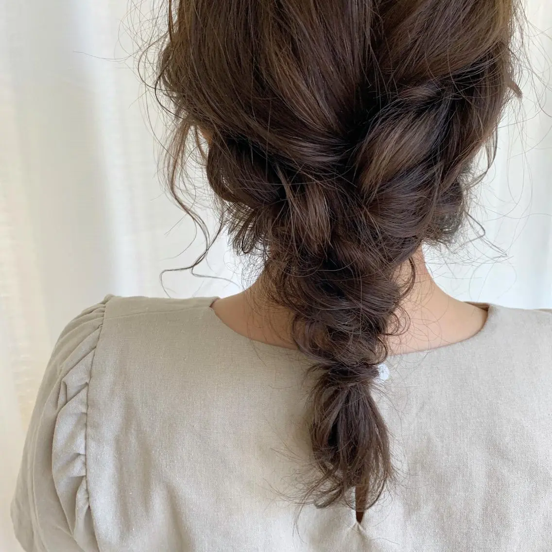 セミロング ヘアアレンジ 🩰kana eyelashのマツエク・マツパデザイン
