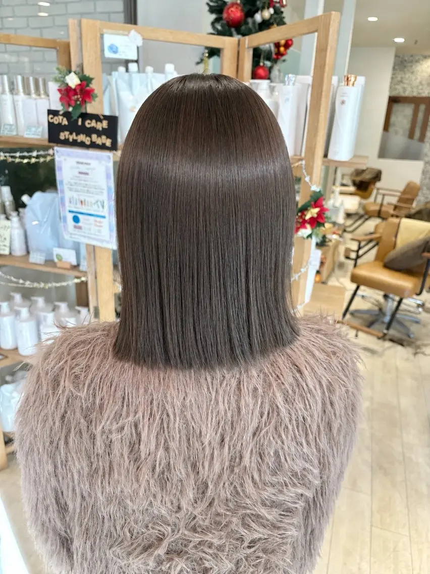 ロング カラー ヘアカラー トリートメント 韓国ヘア🧸髪質改善 🧸きくちみさきのヘアスタイル