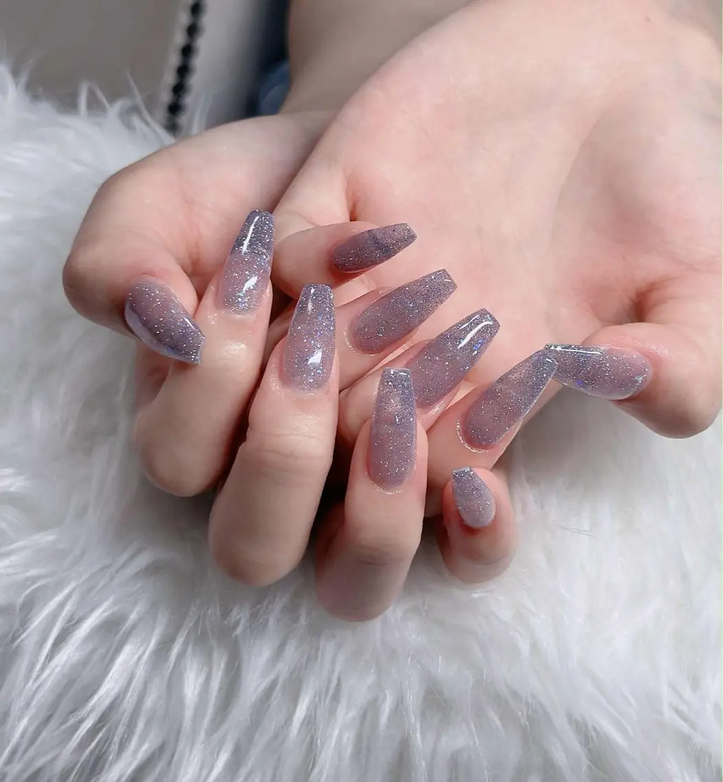 ネイル オーロラネイル フレンチネイル ジェルネイル ハロウィン 韓国ネイル ハンドネイル neco H.babynailのネイルデザイン
