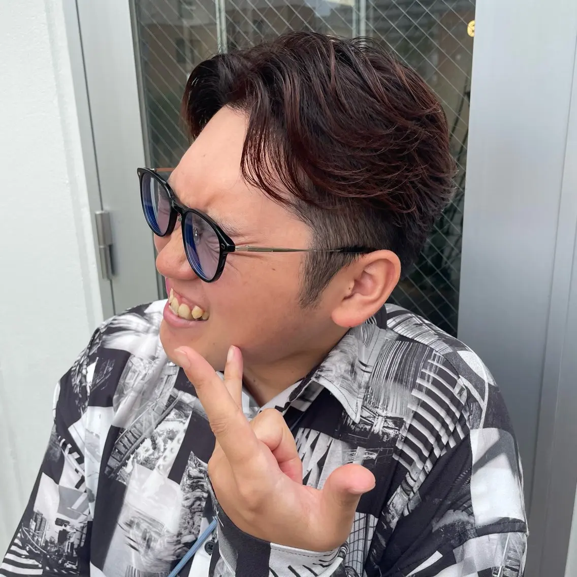 ショート カラー メンズ 松井 悠希のヘアスタイル