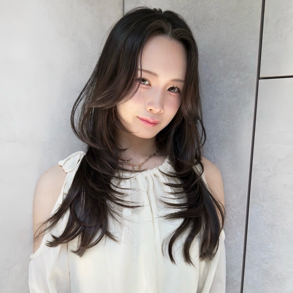 ロング カラー カット ヘアカラー トリートメント 垢抜けダブルカラー/ ボブ AYAKAのヘアスタイル