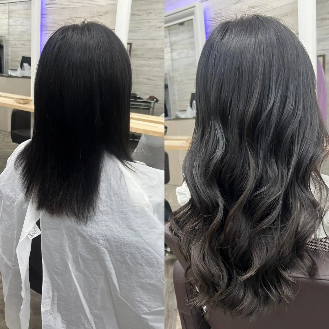 セミロング 枝毛カット&髪質改善 満足NO.1岡しゃんのヘアスタイル