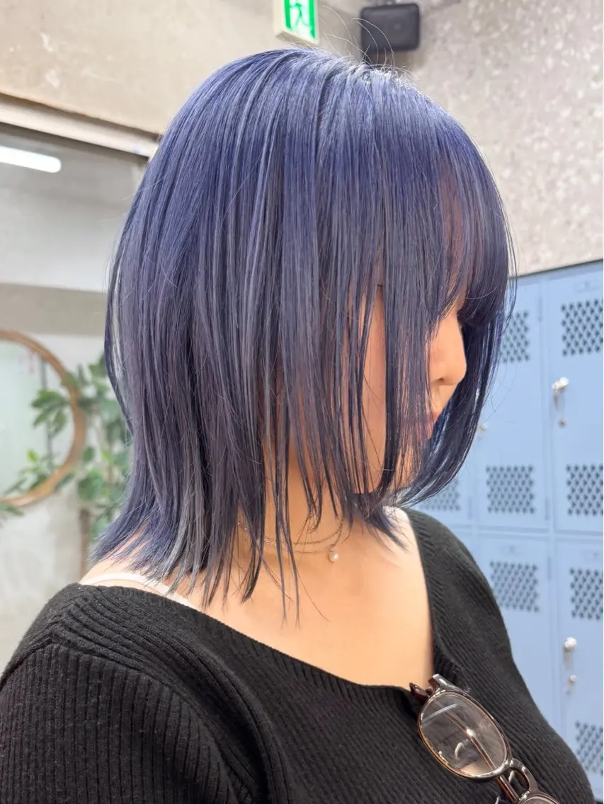 ショート カラー ヘアカラー トリートメント ハッシュカット&艶々 ハイトーン/ミワのヘアスタイル