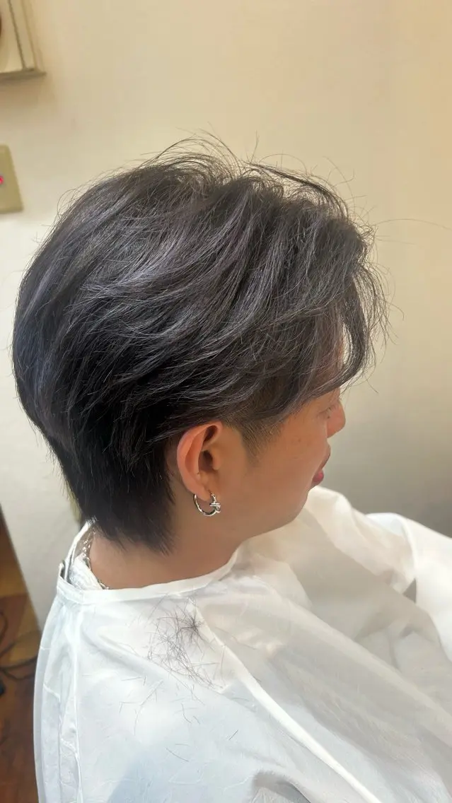 カラー メンズ 浅香山✨美髪✨ やまもとあきこのヘアスタイル