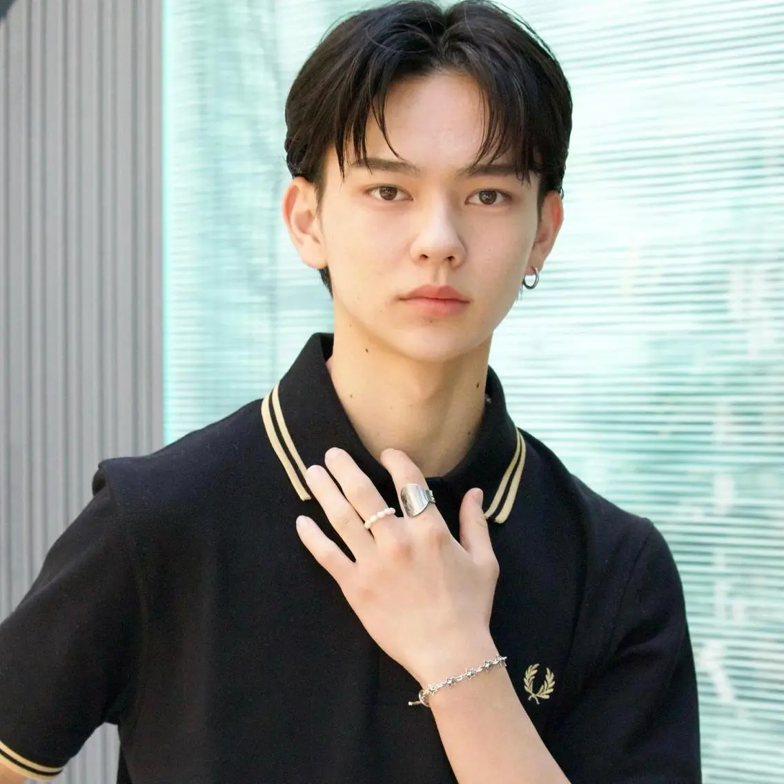 パーマ メンズカット　文山 翔世のヘアスタイル