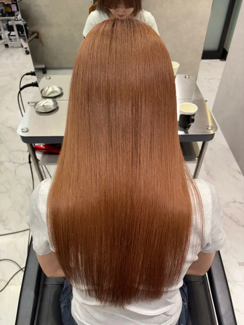 ロング トリートメント 前田 愛音のヘアスタイル