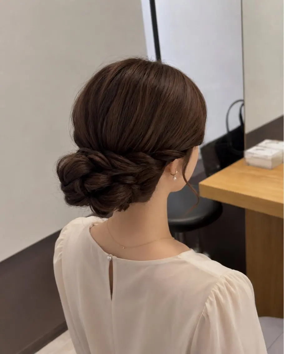 ヘアアレンジ 結婚式・ブライダル デート ヘアセット ♡ヘアアレンジ♡ naraのヘアスタイル