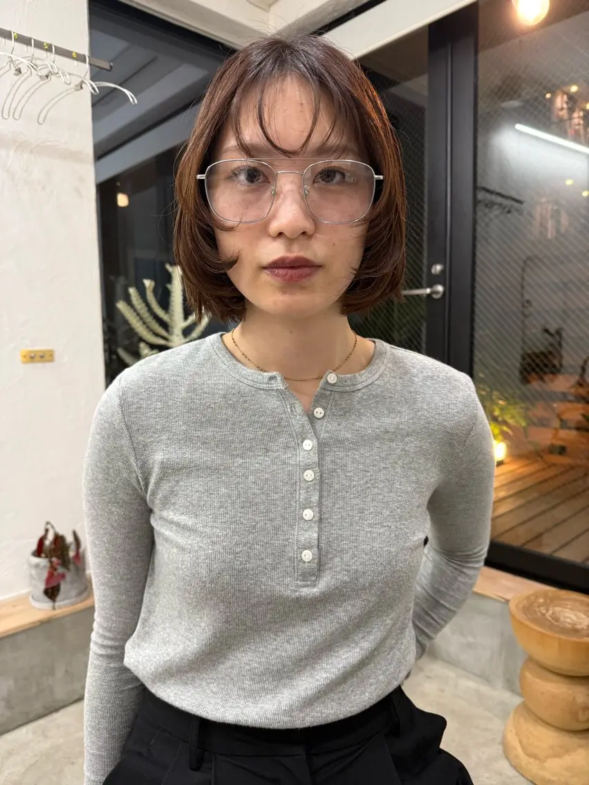 ショート カット イシイ モエカのヘアスタイル