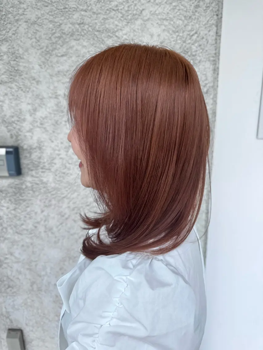 セミロング ヘアカラー 椎葉 祐也のヘアスタイル