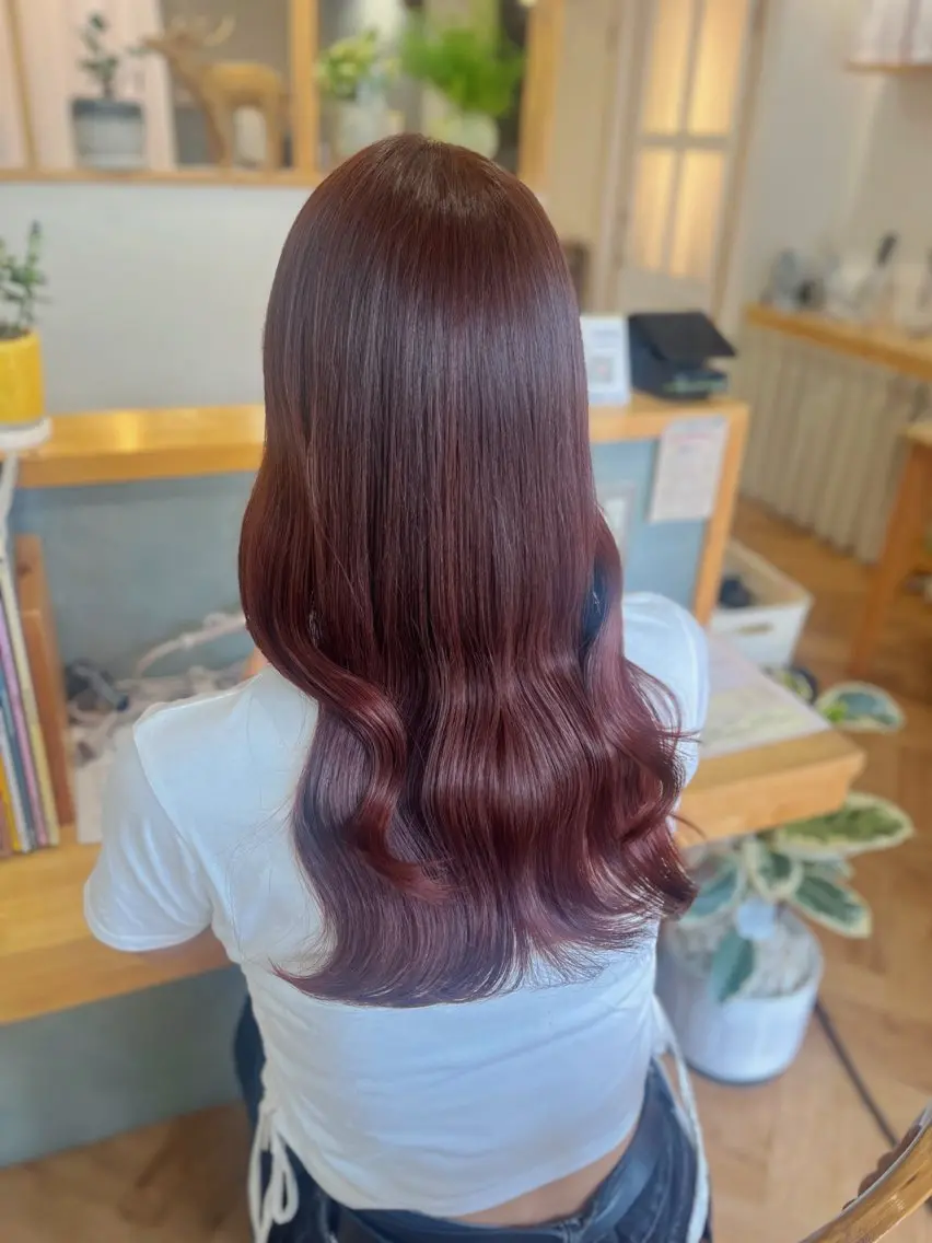 ロング カラー ヘアカラー merc.🐑🤍 山口夏希のヘアスタイル