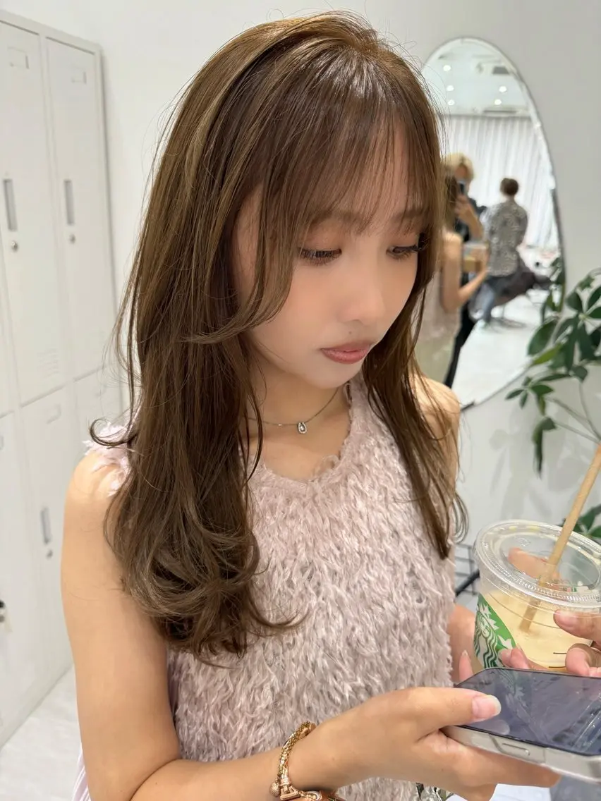 「ミニモ学割」♡学生様限定♡似合わせカット&髪質改善ケアカラー&TOKIO5STEPトリートメント🍨の写真