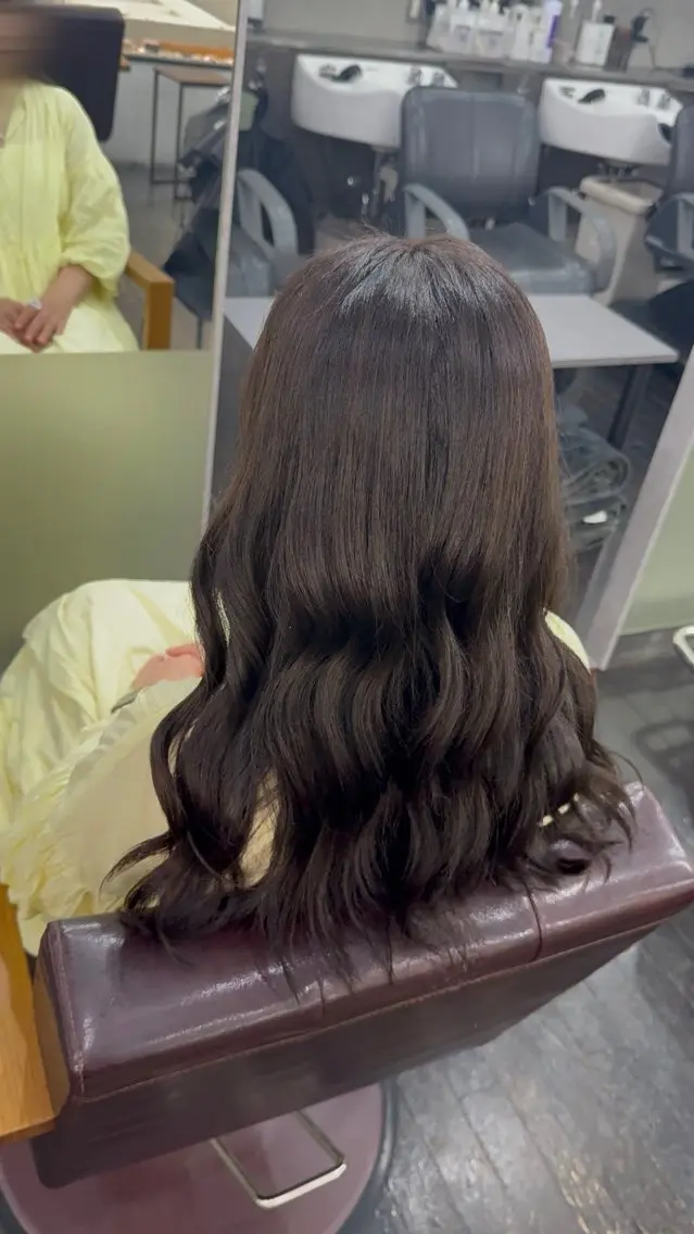 ロング カラー ヘアカラー トリートメント 【ili 梅田】 🐰清水 梨央🤍のヘアスタイル