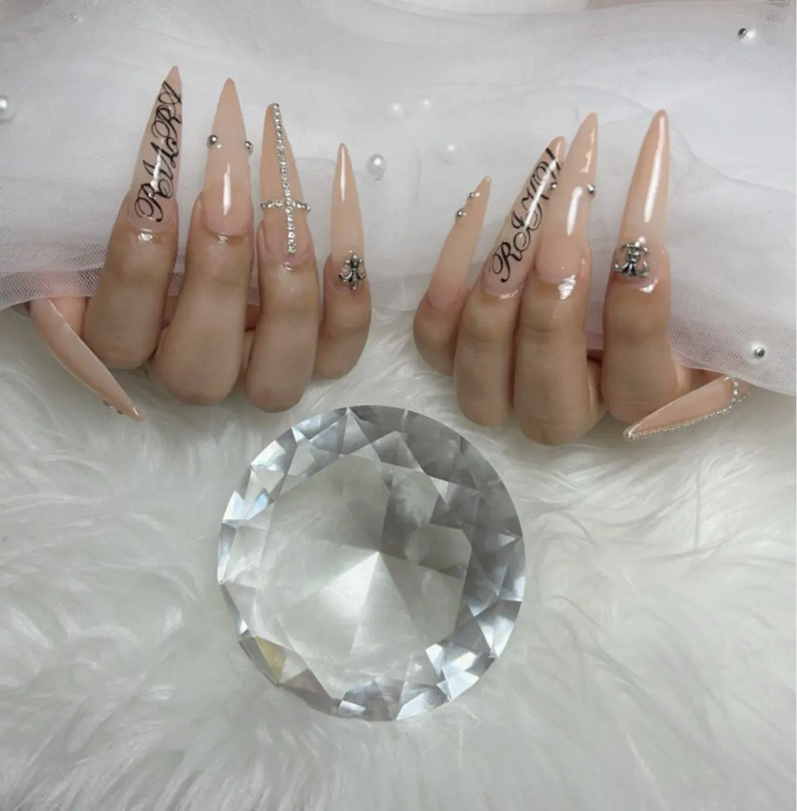 ネイル 長さ出し 持ち込み Luxe nailのネイルデザイン