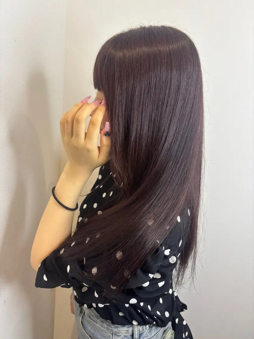 ロング カラー hoshina kasumiのヘアスタイル