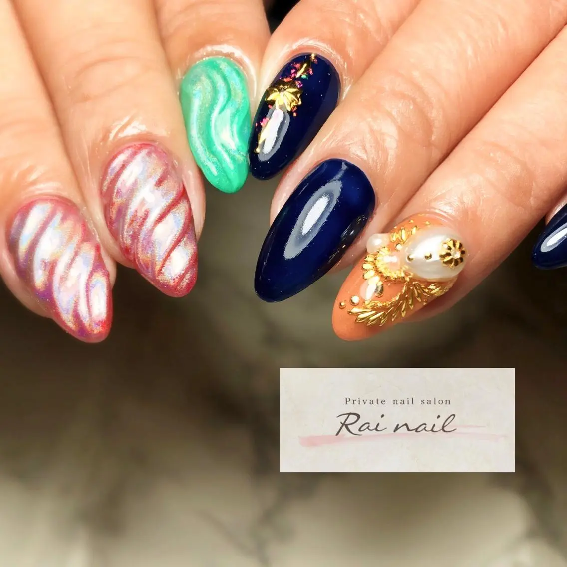 ネイル ハンドネイル Rai nail_ Risaのネイルデザイン