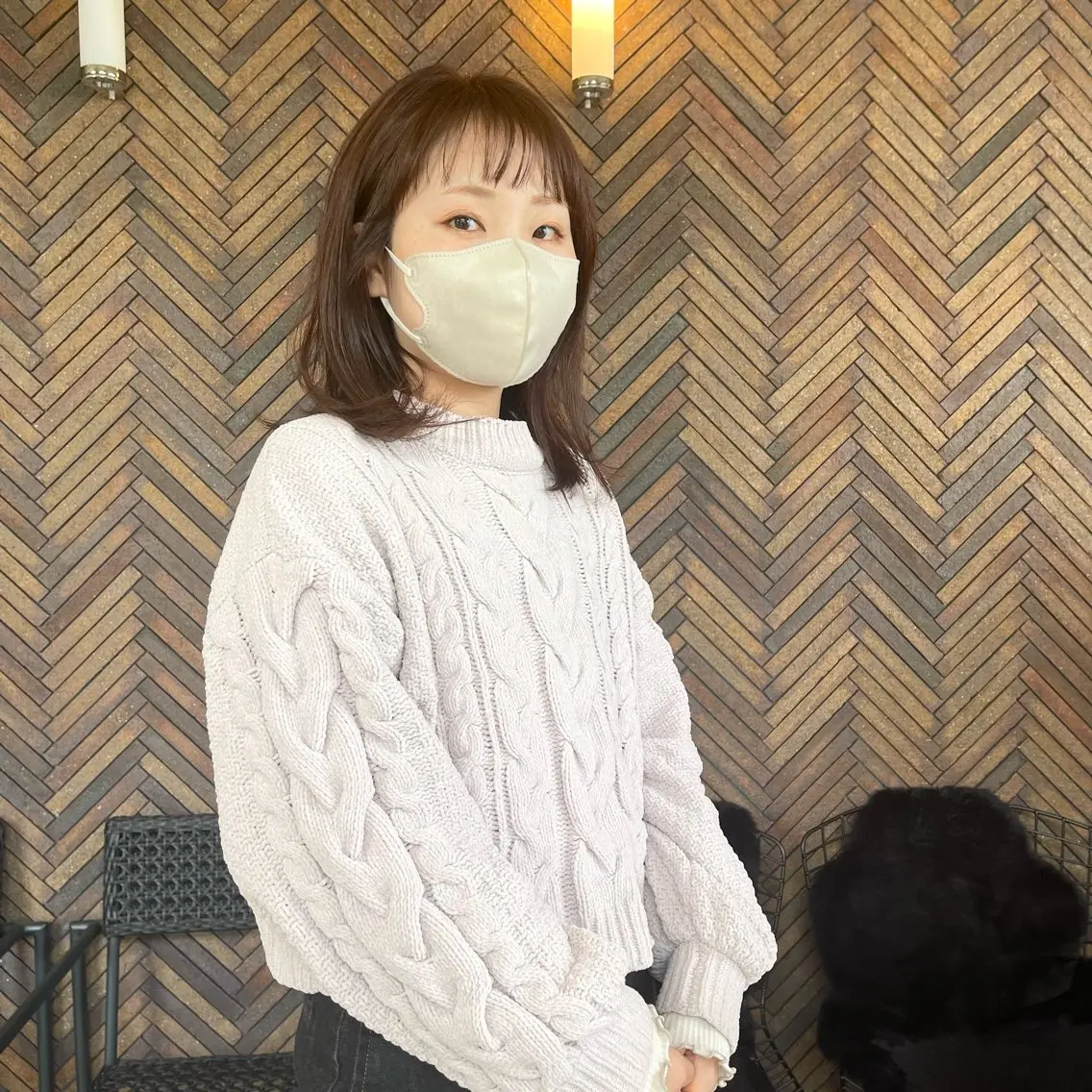 ミディアム カラー 黒崎 勝巳のヘアスタイル