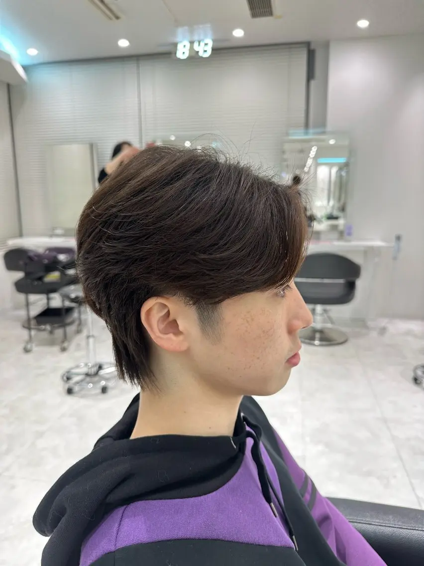 ショート パーマ メンズ カット パーマ 🐺韓国風メンズ特化 あさひ🐺のヘアスタイル