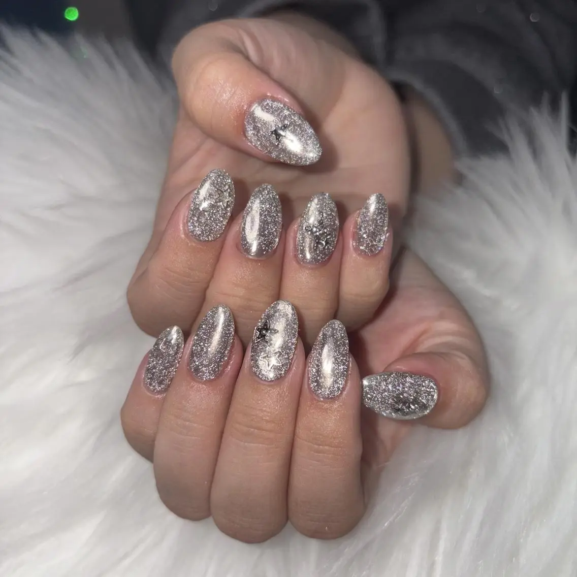 ネイル フラッシュネイル ミラーネイル nail salon Libertyのネイルデザイン