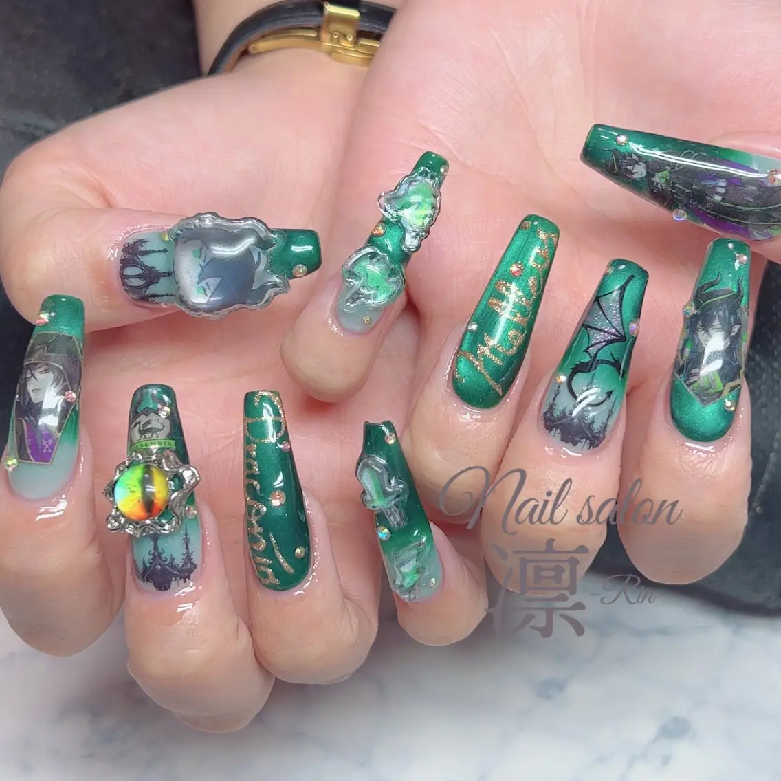 ネイル 持ち込み スカルプネイル private salon凛のネイルデザイン