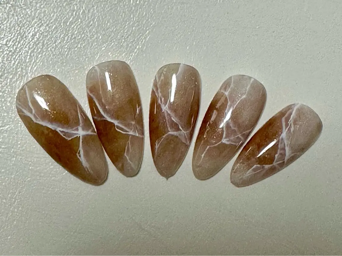 ネイル アートネイル チークネイル キラキラネイル ラメ(グリッター) マグネットネイル Mai’s nailのネイルデザイン