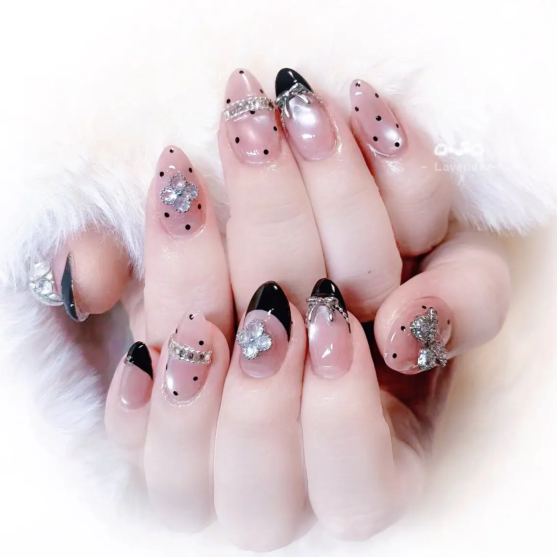 ネイル ハンドネイル Lavender nail·中島公園のネイルデザイン