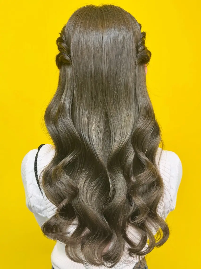 ロング ヘアアレンジ ヘアセット 新宿｜ヘアセット専門 ｜aira*｡ﾟのヘアスタイル