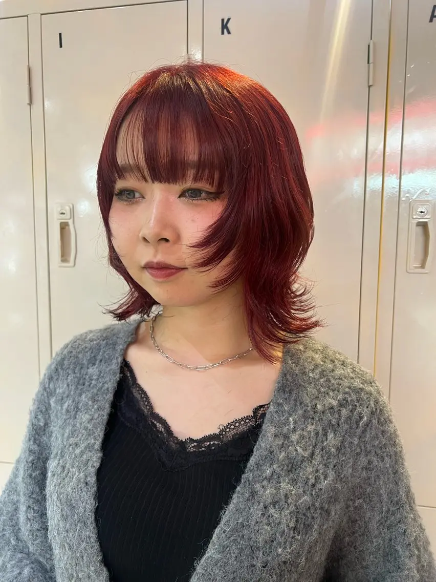 ミディアム 💥ウルフカット デザインあんな💥のヘアスタイル
