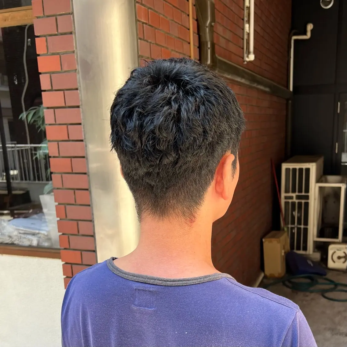 ツーブロックメンテナンスの写真