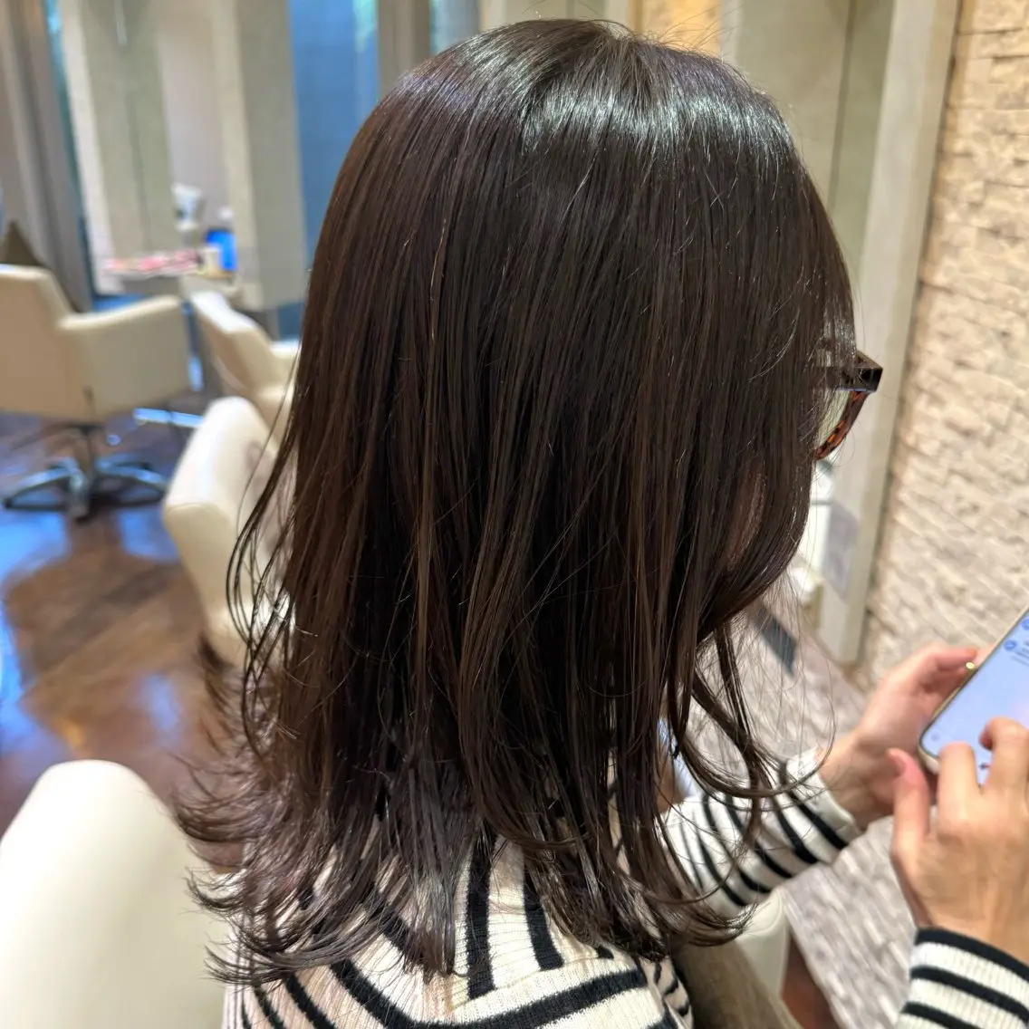 ミディアム レイヤーカット 💎五十嵐 千夏💎のヘアスタイル