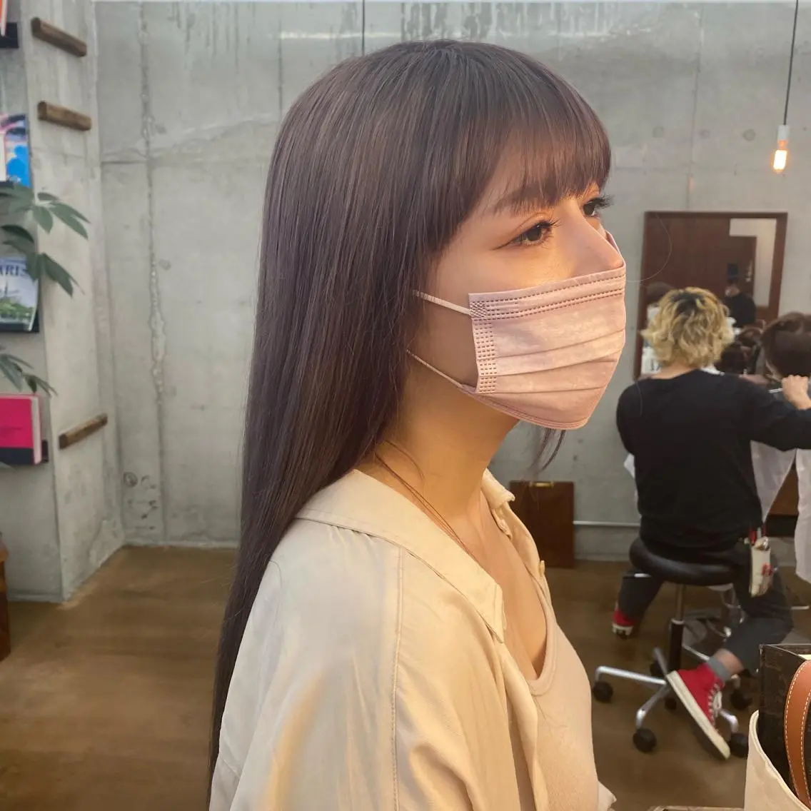 ロング ハイトーン/デザイン hirokiのヘアスタイル