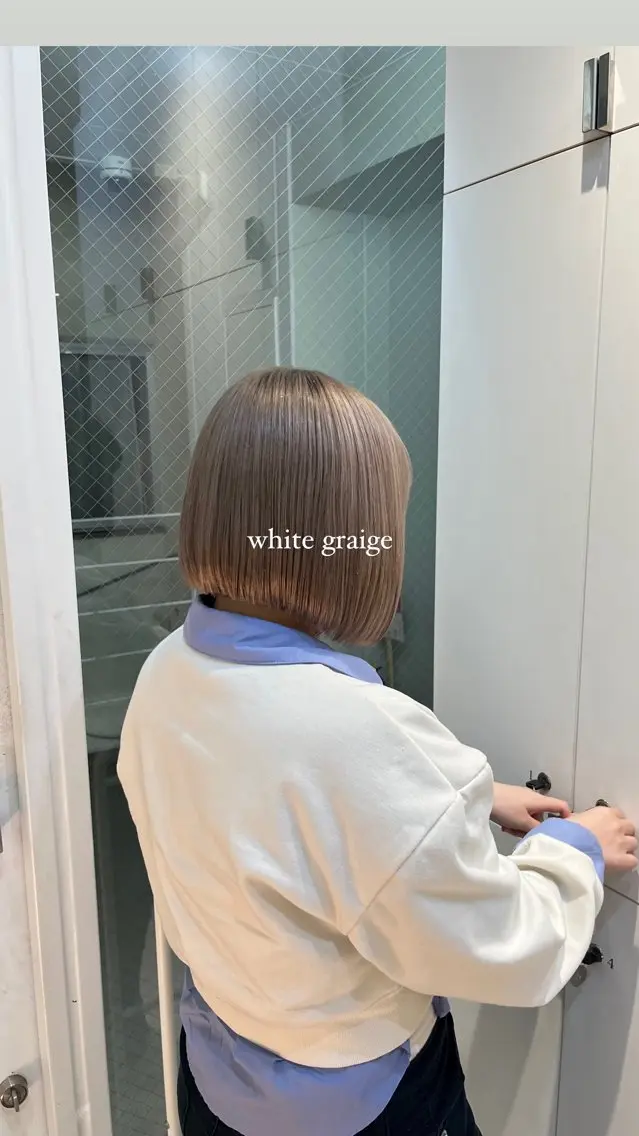 ショート ヘアカラー トリートメント ヘッドスパ ヘアセット MAYU/上質ハイト ーン/レイヤーのヘアスタイル