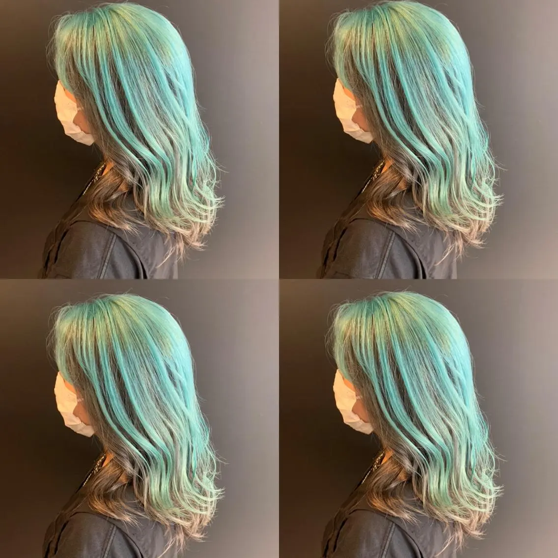 セミロング カラー カット ヘアカラー トリートメント ✨レイヤー/髪質改善 /縮毛矯正✨ナカムラのヘアスタイル