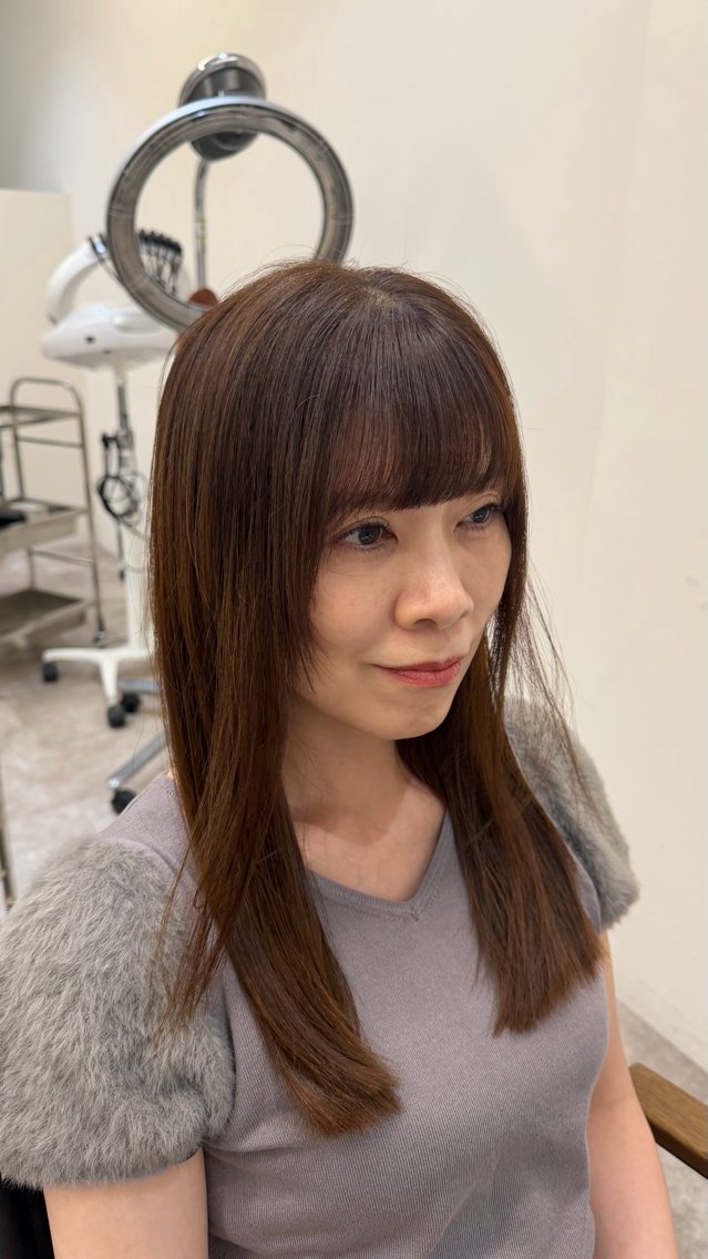 ロング defi リカのヘアスタイル