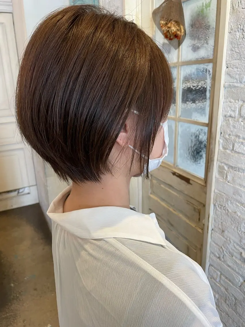 小顔ショート+1stepトリートメント💐の写真