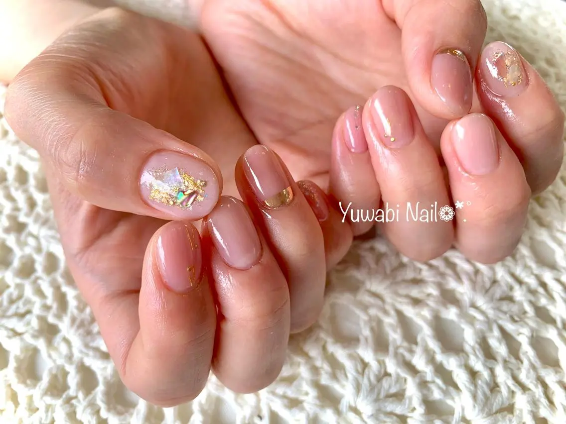 ネイル 夏ネイル ハンドネイル フットネイル Mimore ミモア 水戸のネイルデザイン