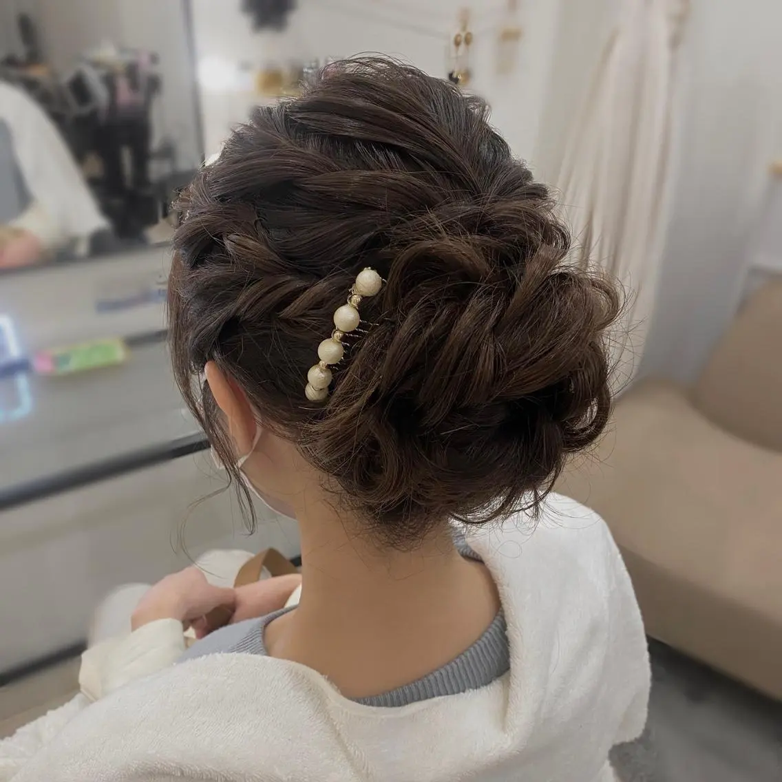 ミディアム ヘアセット Mikazuki オーナーTeradaのマツエク・マツパデザイン