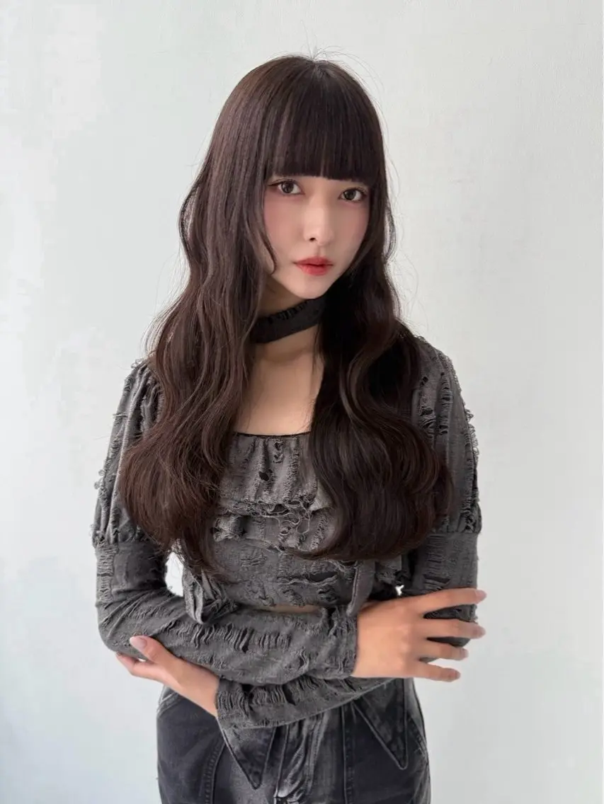 セミロング カット ヘアカラー レイヤーカット 特化美容師のヘアスタイル