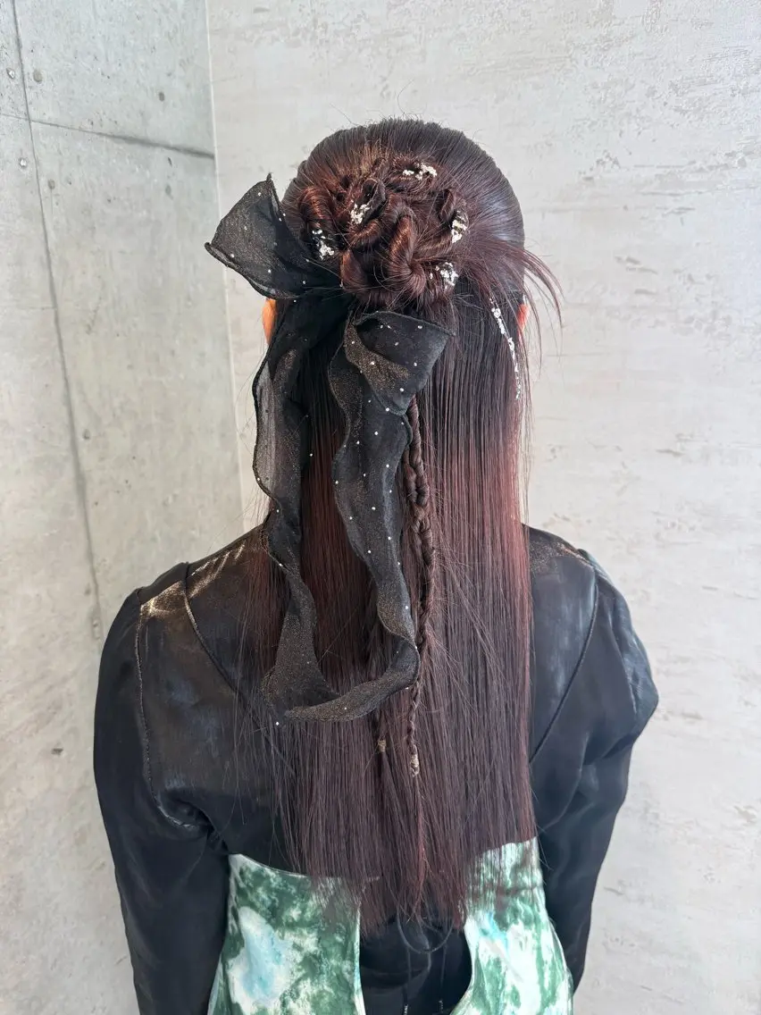 ヘアアレンジ はやしほのか｜ ヘアセット×カラーのヘアスタイル
