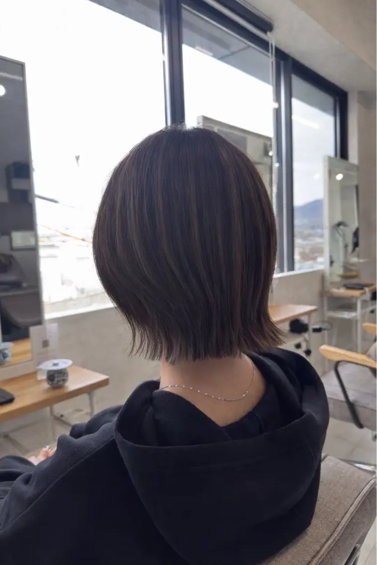 カラー 🟢似合わせカラー 松井🟢のヘアスタイル