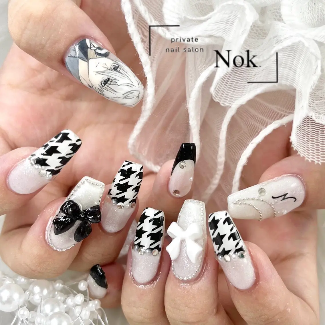 ネイル ハンドネイル 池袋痛ネイル Nok. 渡辺のネイルデザイン